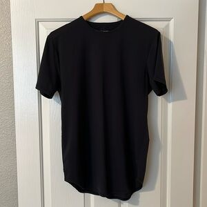 Cuts Clothing Elongated Tee T-Shirt Size L in Black